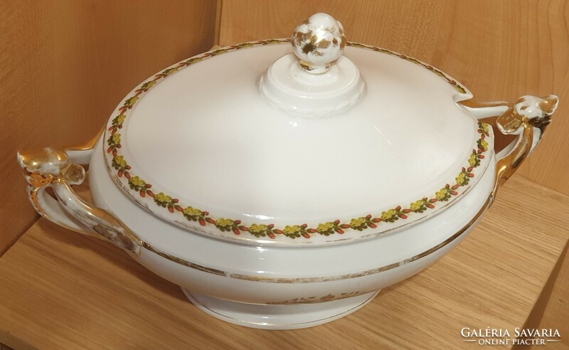 1.World War II porcelain soup bowl - józsef ferenc, ii. William