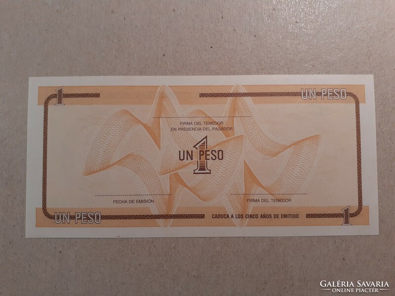 Kuba-1 Peso D sorozat 1985 UNC