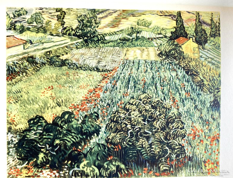 Vincent van gogh color photocopy reproductions, antique publication from 1937
