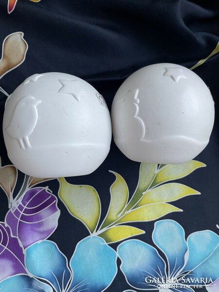 Ornamental balls with Christmas relief - 3 pcs together