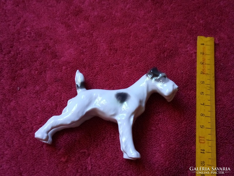 Metzler & Ortloff német porcelán foxi kutya figura, nipp