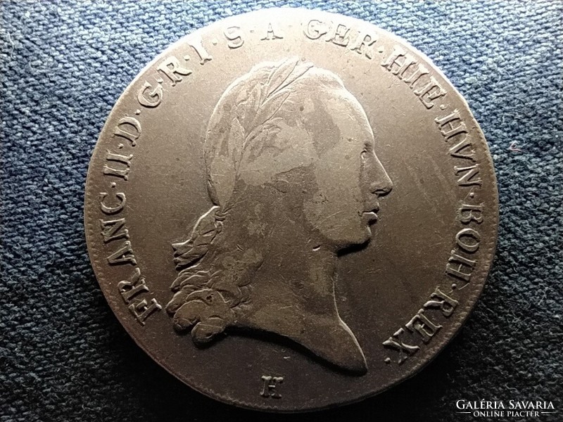 Osztrák Németalföld II. Ferenc (1792-1835) .873 ezüst 1 koronatallér 1795 H (id65475)
