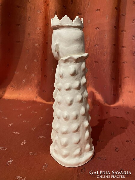 King palkó ceramic statue with candle holder option