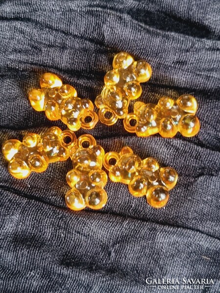 Orange gummy bear pendant
