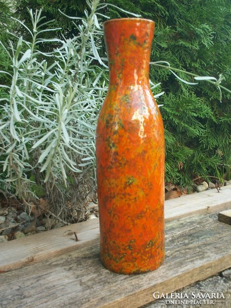 Glazed ceramic vase, 31 cm