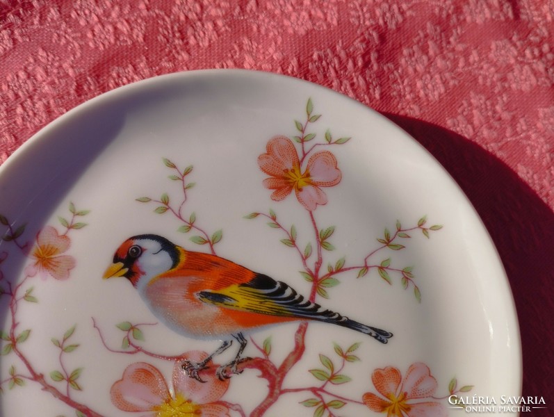Kleiber, madaras porcelán kicsi tányér, tál