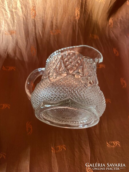 Very nice glass milk jug