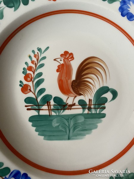 Nice retro wall plate with rooster pattern wall decoration