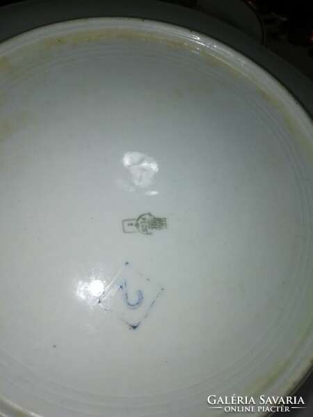 Zsolnay porcelán tányér Antik 26. képeken látható állapotban