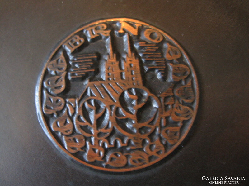 Retro craftsman copper, bronze wall plate brno