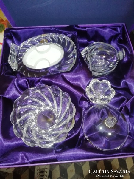Crystals in a gift box