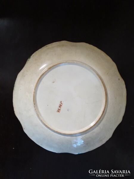 English faience plate