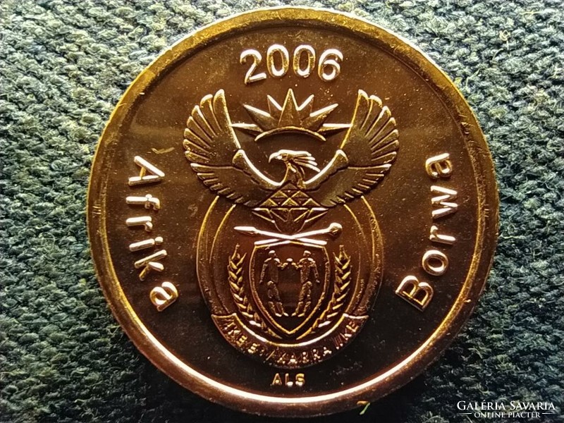 Republic of South Africa Africa borwa 5 cents from 2006 unc circulation line (id70169)