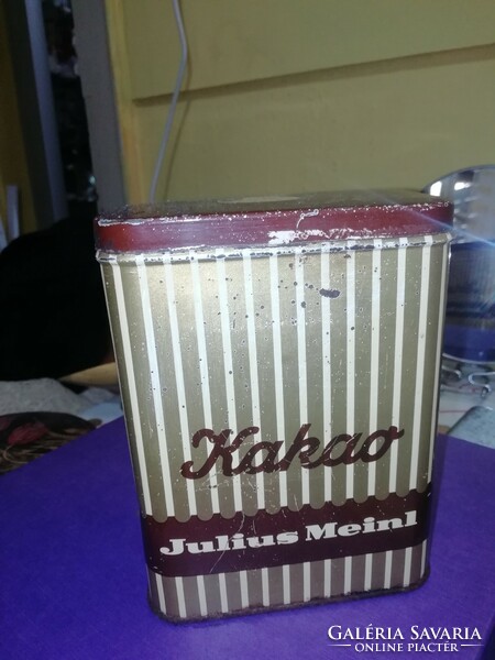 Régi Julius Meinl Kakaó dobozka a képeken látható állapotban vannak
