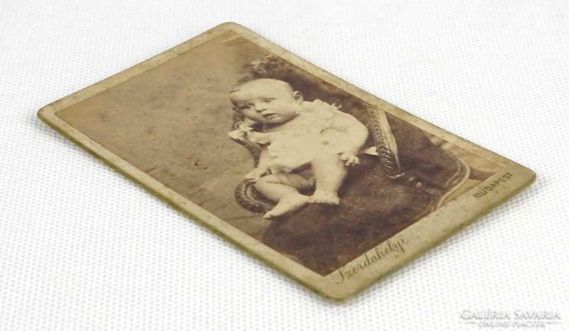 1P389 photographer from Szerdahely: antique baby photography 1890
