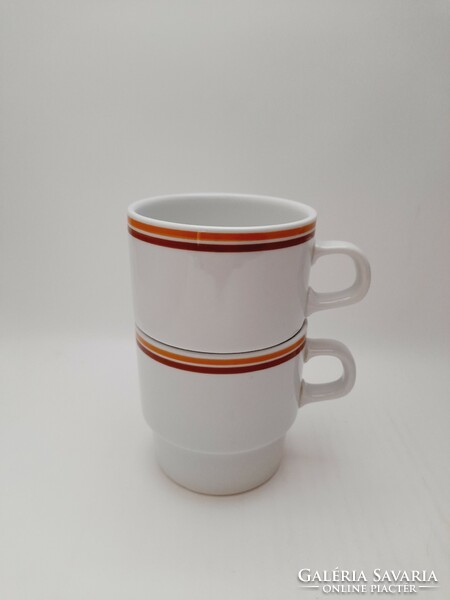 Alföldi striped mugs, 2 in one