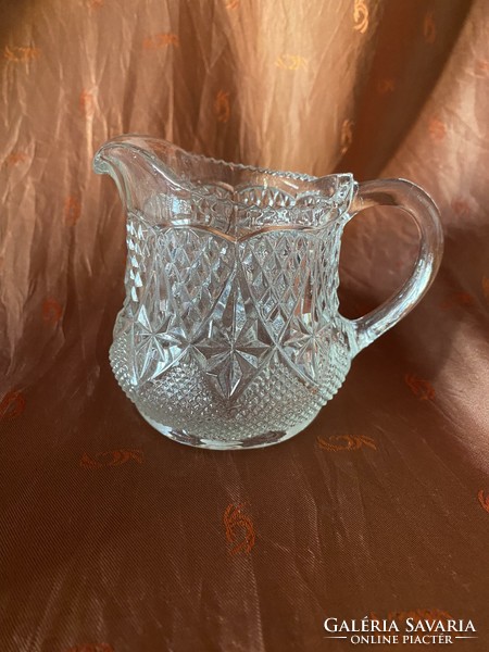 Very nice glass milk jug
