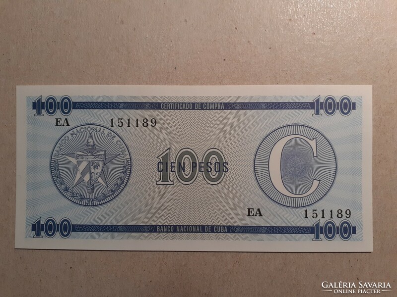 Kuba-100 Pesos C sorozat 1985 UNC