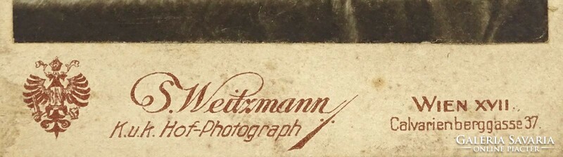 1P388 s. Photographer Weitzmann: antique baby photography 1914