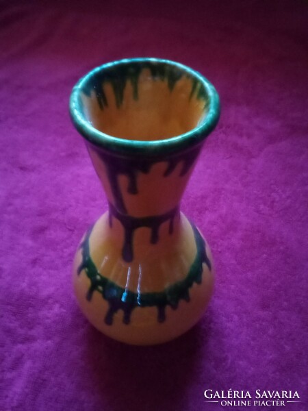Tófej Hungarian retro ceramic vase (rare piece)