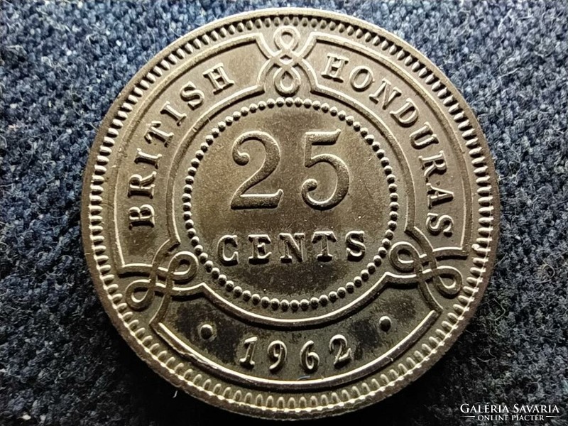 Honduras Brit Honduras kolónia 25 cent 1962 (id80939)