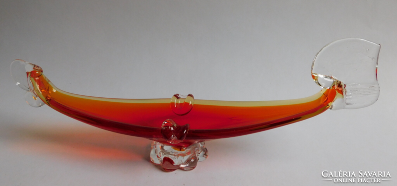 Ashtray in the shape of a Murano gondola