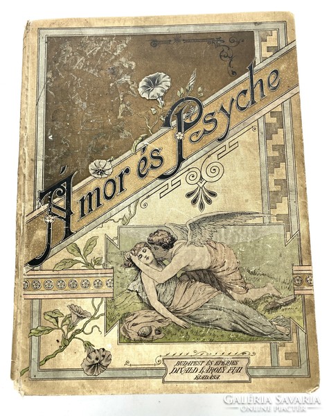 Amor and psyche antique collector's publication with zincographs and photoprints, 1894