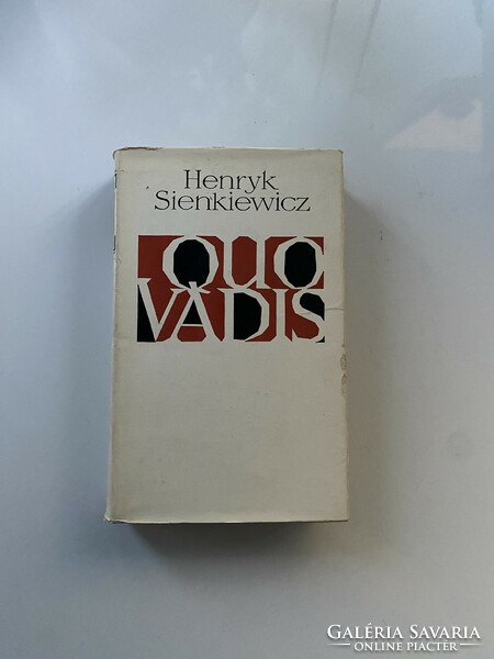 Henryk Sienkiewicz: quo vadis European book publisher 1971.