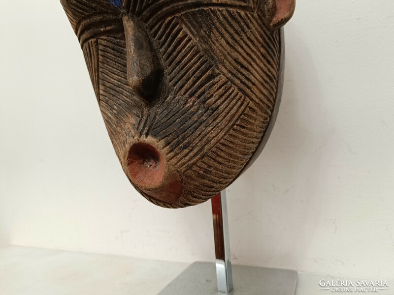 Antique African Africa Songye ethnic group mask Congo African mask 289 drum3 8006