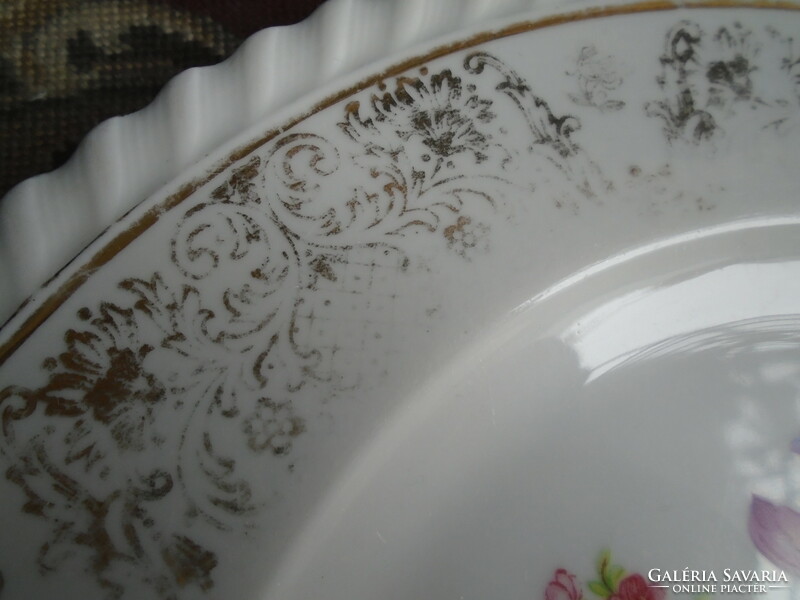 Old, toffee Bavarian plate dia. 27.5 cm.