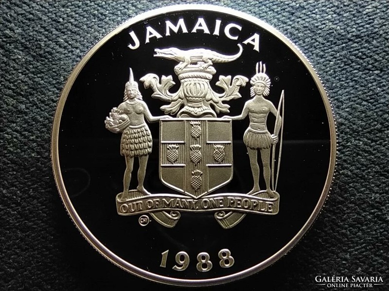 Jamaica Nyári Olimpiai Játékok 1988, Szöul .925 ezüst 25 Dollár 1988 CHI PP (id66339)