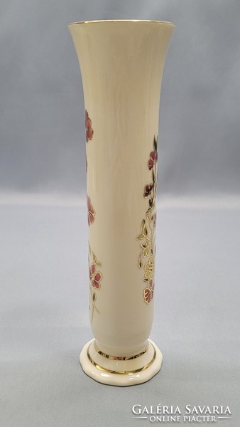Zsolnay kézzel festett porcelán váza