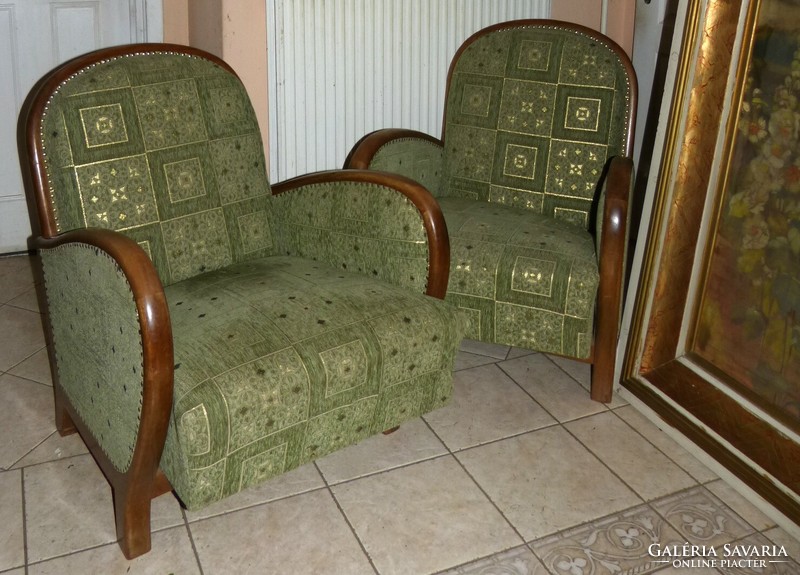 2 pcs. Art deco armchair