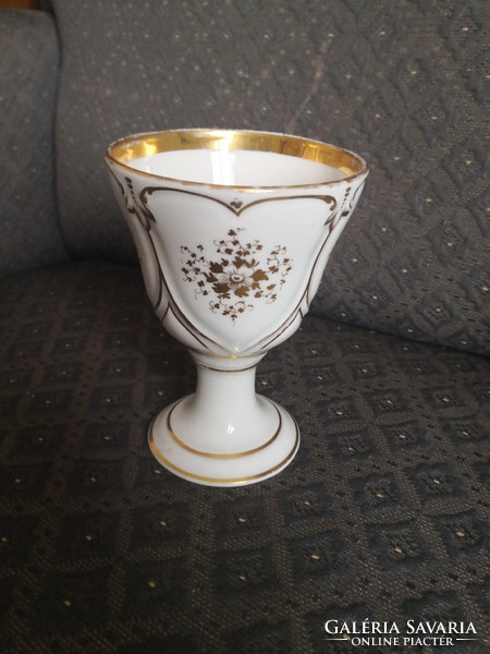 Antique, Christian Fischer porcelain goblet, 19th c.