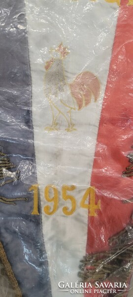 Austria-Hungary 1954 World Cup France. Flag.