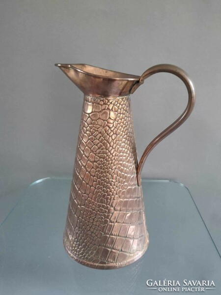 Art Nouveau copper jug