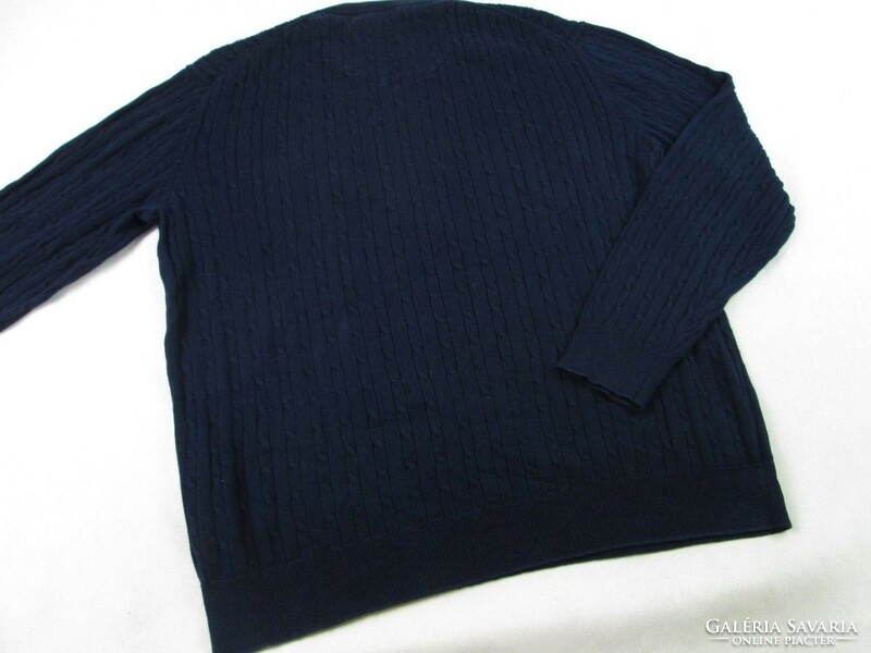 Original christian berg (xl) elegant men's sweater with twisted pattern