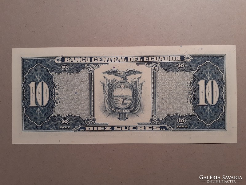 Ecuador-10 Sucres 1988 UNC