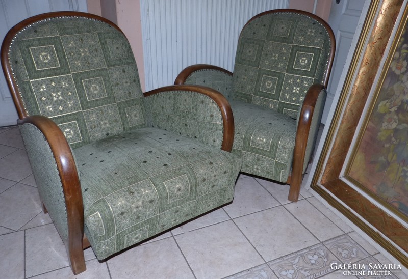 2 pcs. Art deco armchair