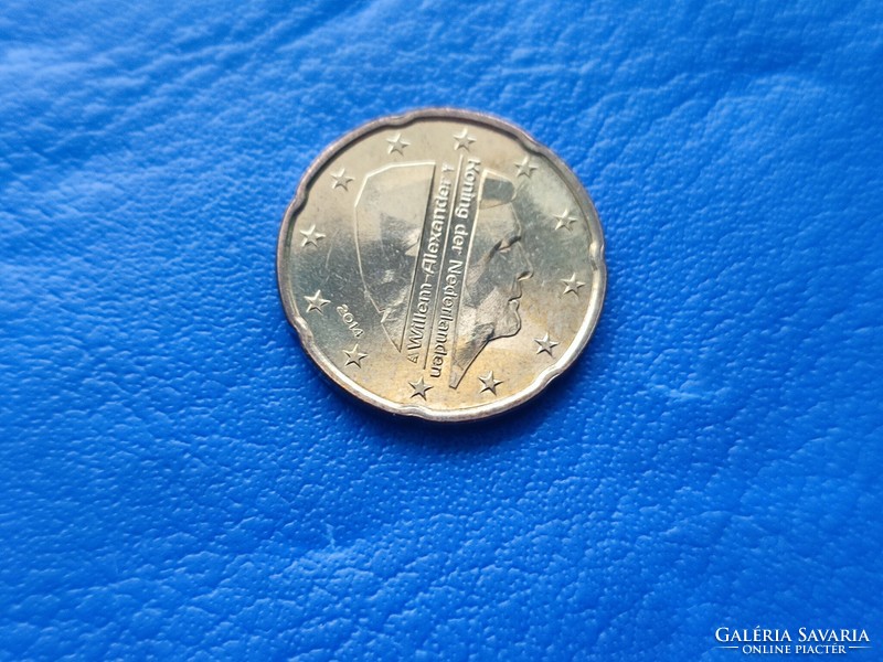 Netherlands 20 euro cent 2014 Willem-Alexander (Sándor Vilmos) ! Rare!