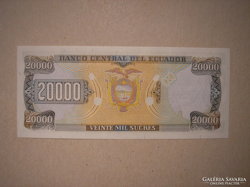 Ecuador-20,000 sucres 1999 oz