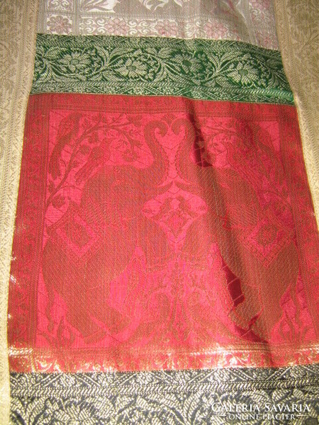 Wonderful Indian silk with running symbols