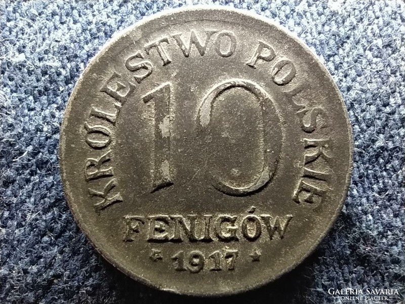 Lengyelország 10 fenigów 1917 FF (id78104)