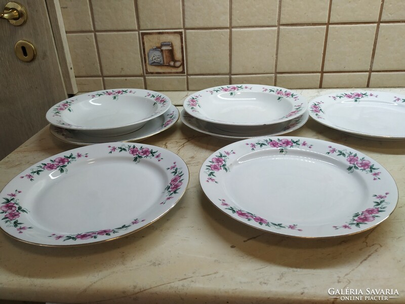 Alföldi porcelain plate 2+5 pieces for sale! Tableware for replacement