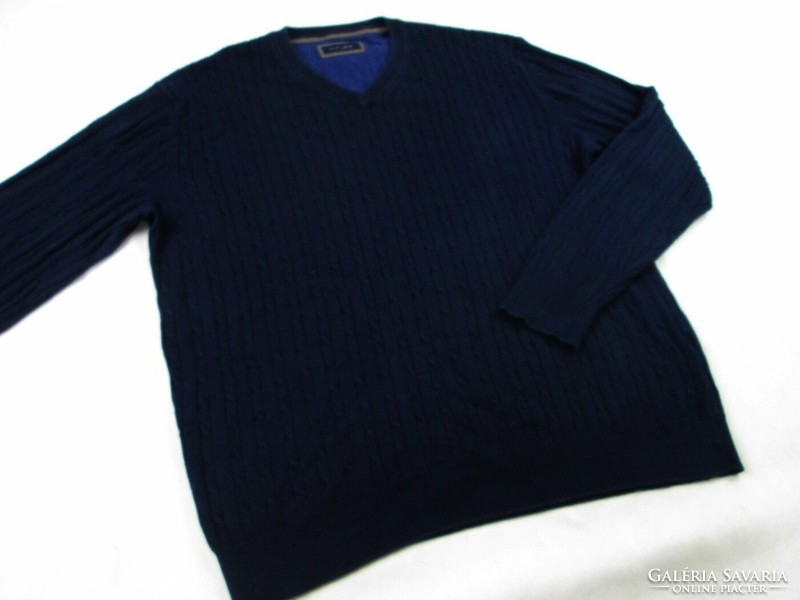 Original christian berg (xl) elegant men's sweater with twisted pattern