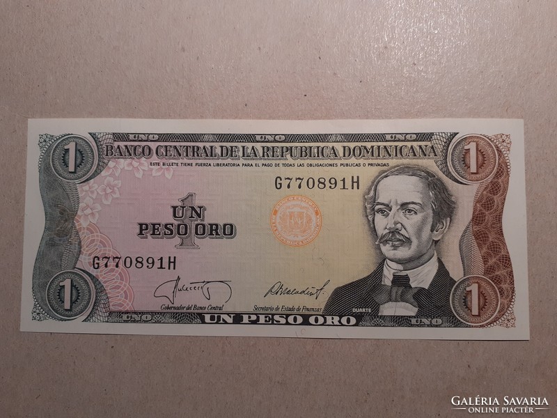 Dominika-1 Peso 1987 UNC