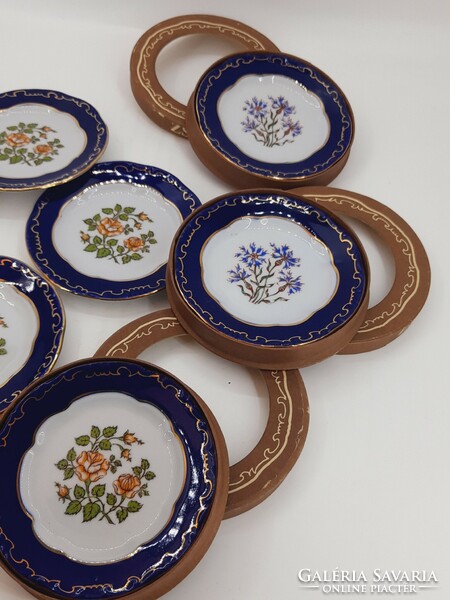 Zsolnay miniature bowls, 7 pieces in one