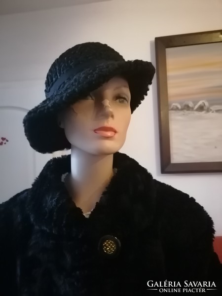 More beautiful than me, plus size beautiful karakul sheep astrakhan fur hat for head 55 56 57