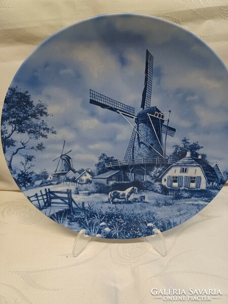 Delftware Holland falitányér