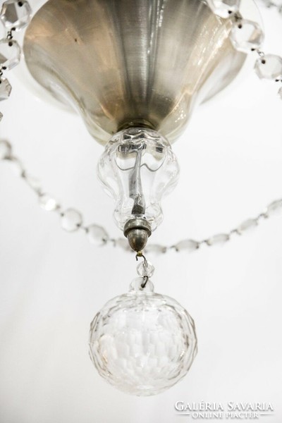 Beautiful Murano crystal glass chandelier from the 70s - 01623